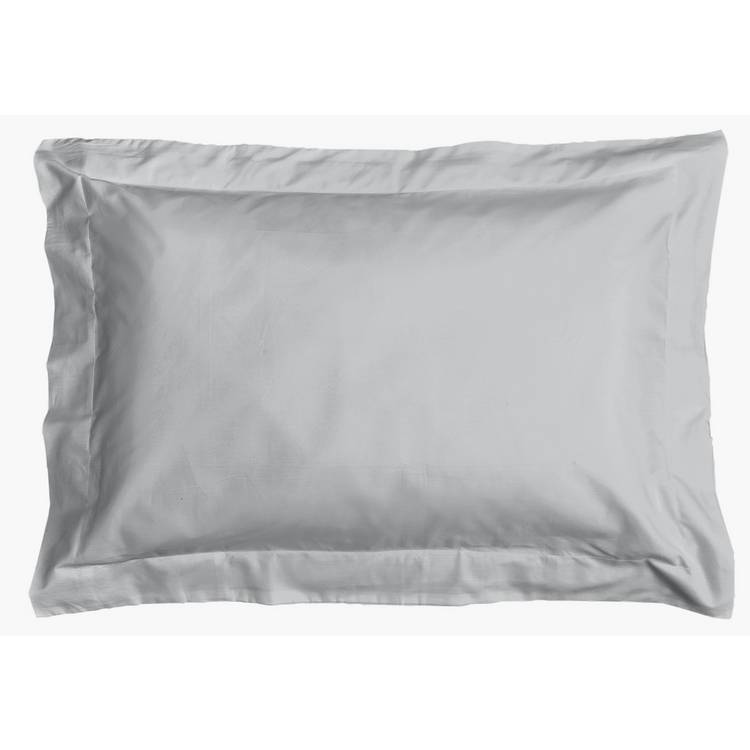 Habitat pure cotton Oxford pillowcases grey pair (British brand)