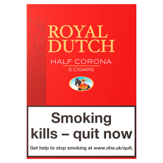 Royal Dutch Half Corona 5 Cigars GOODS ASDA   