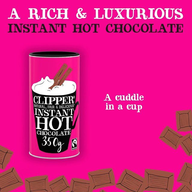 Clipper Fairtrade Instant Hot Chocolate   350g GOODS M&S   