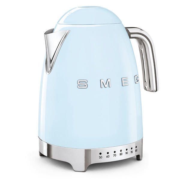 Smeg KLF04 kettle silver 1.7L, imported from the UK
