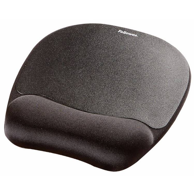 Fellowes Memory Foam Wrist Rest Black, imported from the UK