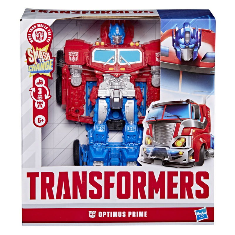 Transformers Smash Changers Optimus Prime 9-inch toy, imported from the UK