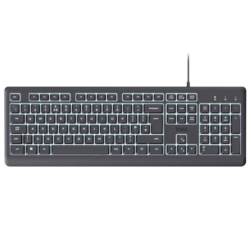 Trust Primo Illuminated Wired Keyboard - British product