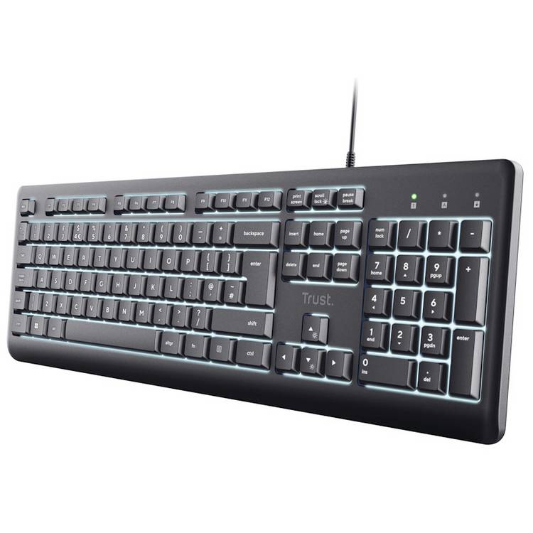 Trust Primo Illuminated Wired Keyboard - British product