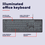 Trust Primo Illuminated Wired Keyboard - British product
