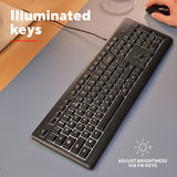 Trust Primo Illuminated Wired Keyboard - British product