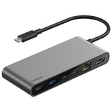 Belkin 8-port USB-C hub with multiple ports, imported from the UK