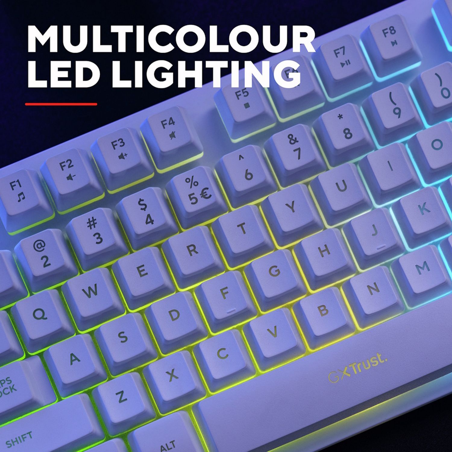 GXTrust 831 Thado TKL wireless gaming keyboard white, imported from the UK