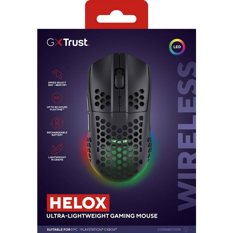 GXTrust 929 Helox wireless gaming mouse black - British product