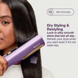Shark SilkiPro Straight hair styler Plum Satin, UK version