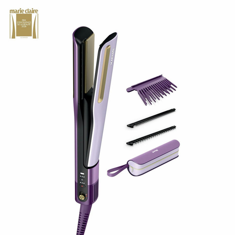 Shark SilkiPro Straight hair styler Plum Satin, UK version