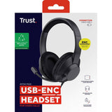 Trust Ayda Max PC Headset black - British product