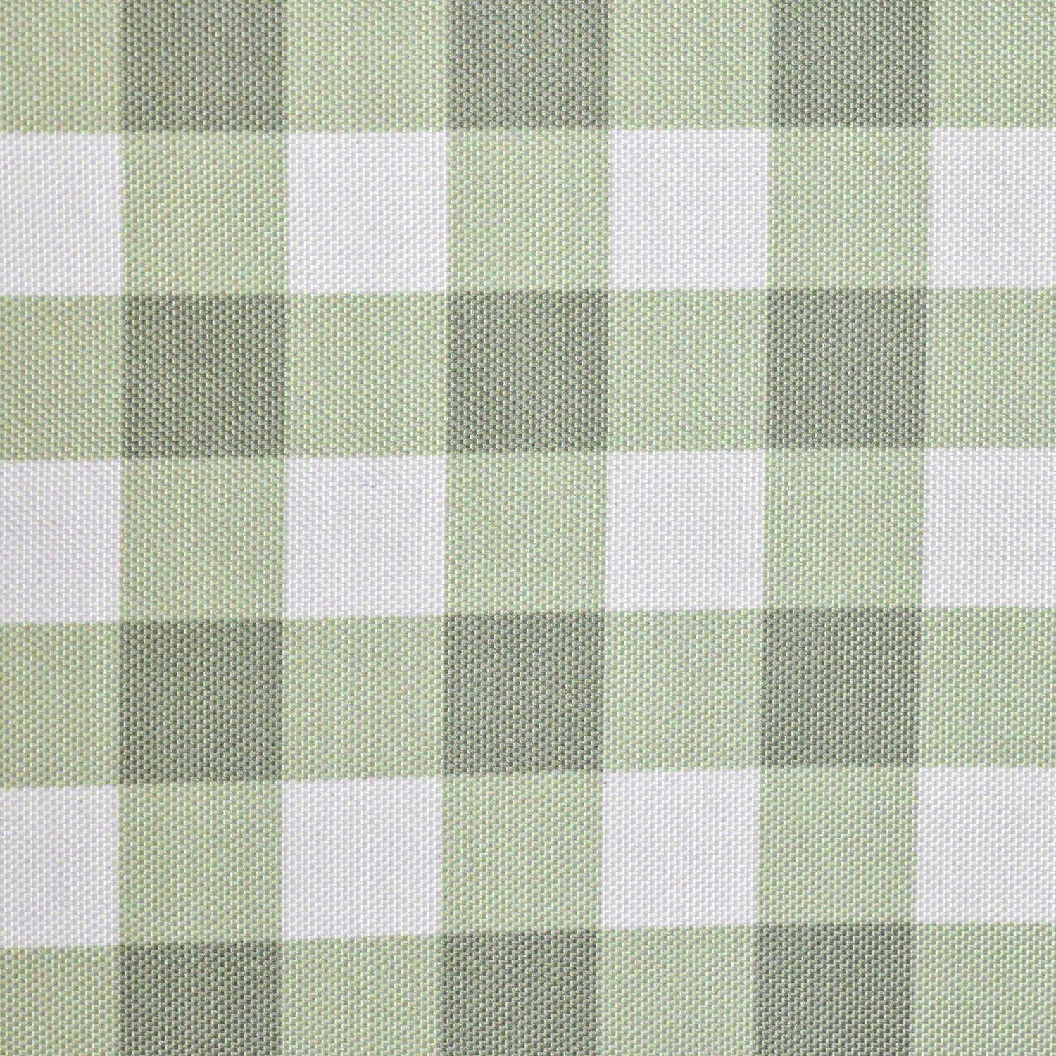 Argos Home gingham shower curtain in sage green - British product