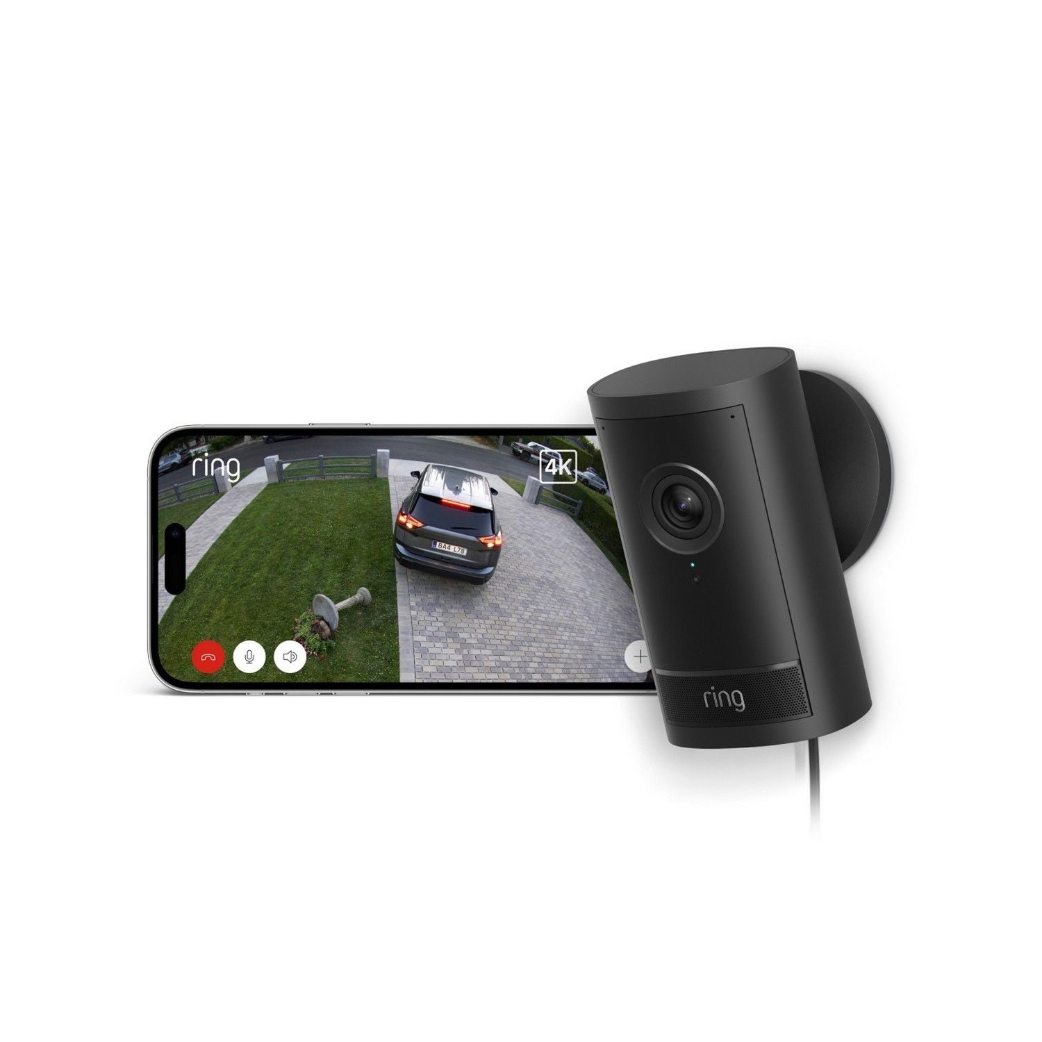 Ring Outdoor Camera Pro black security camera, UK version