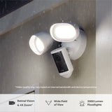 Ring Floodlight Cam Pro wired 4K security camera, imported from the UK