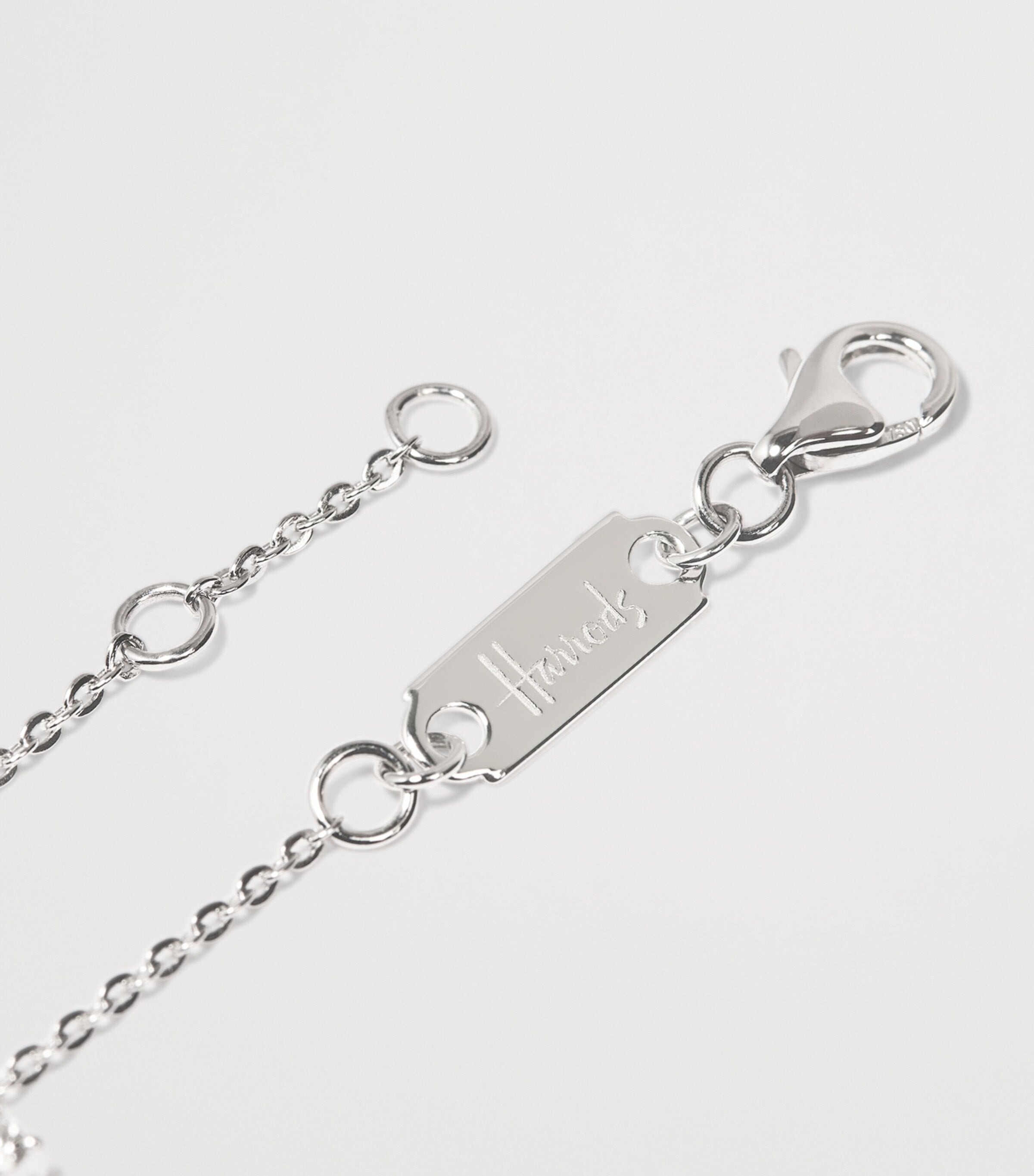 Harrods white gold diamond bracelet 0.60ct (British brand)