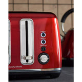 Morphy Richards 4 slice toaster red, imported from the UK