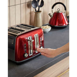 Morphy Richards 4 slice toaster red, imported from the UK