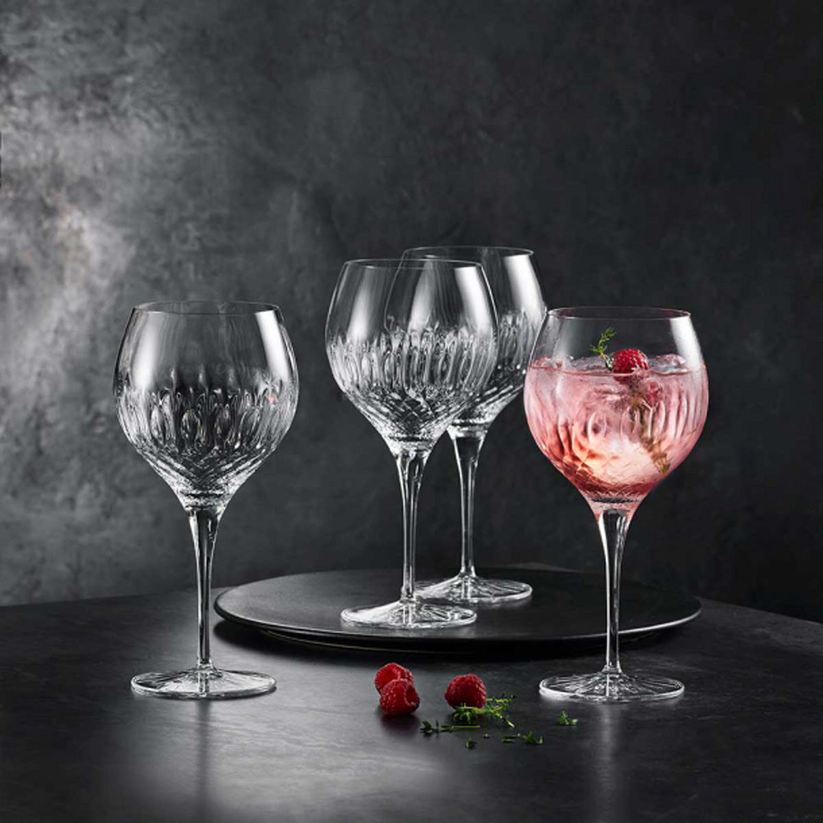 Luigi Bormioli crystal gin glasses 650ml 8 pack, UK version