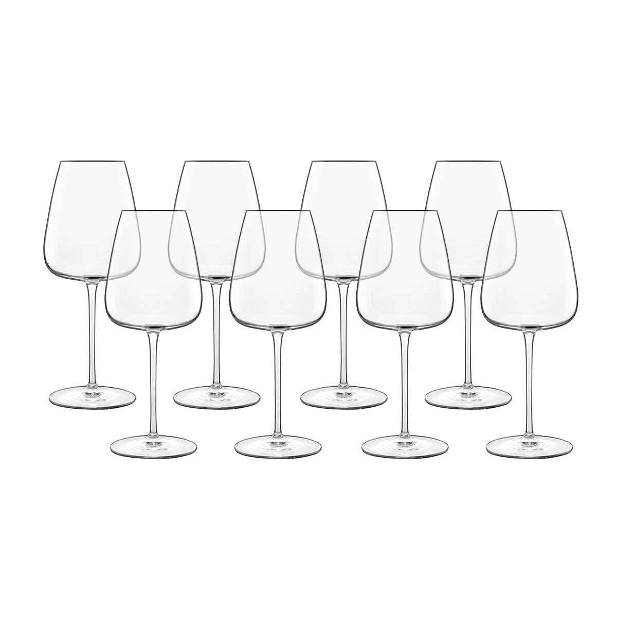 Luigi Bormioli Talismano crystal chardonnay glasses 450ml 8 pack, UK version