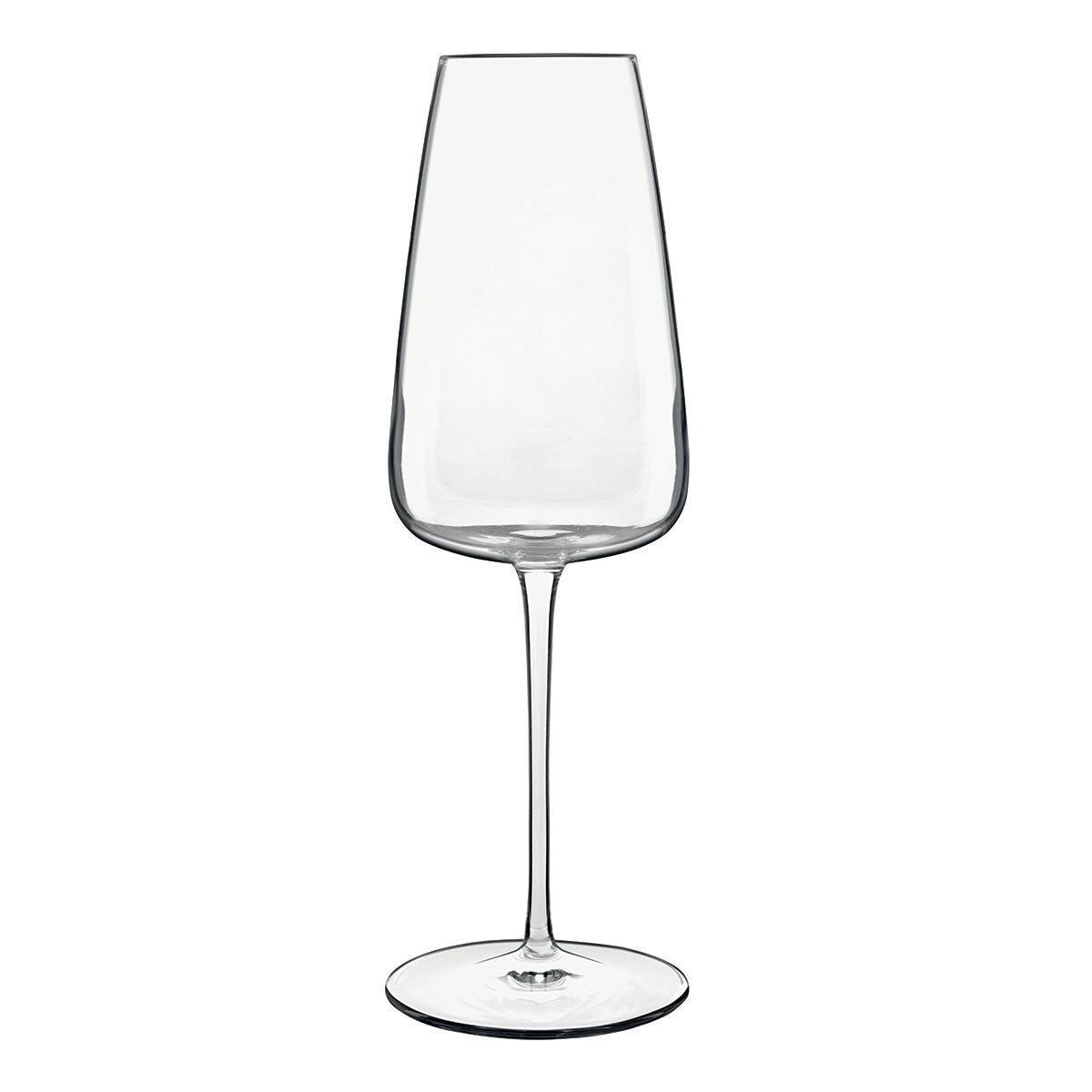 Luigi Bormioli Talismano crystal flute glasses 400ml 8 pack - British product