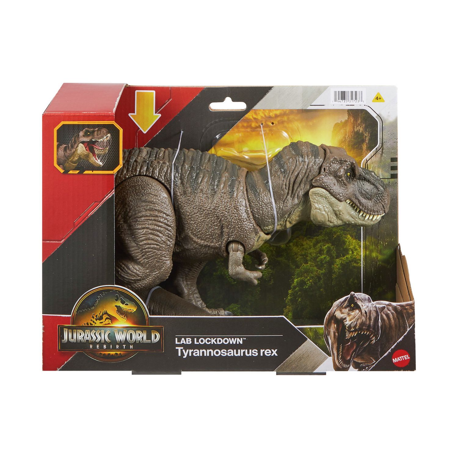 Jurassic World Rebirth T. Rex action figure 18 inch - British product