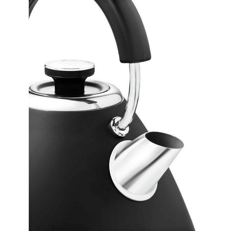 Morphy Richards black pyramid kettle 1.5L (British brand)