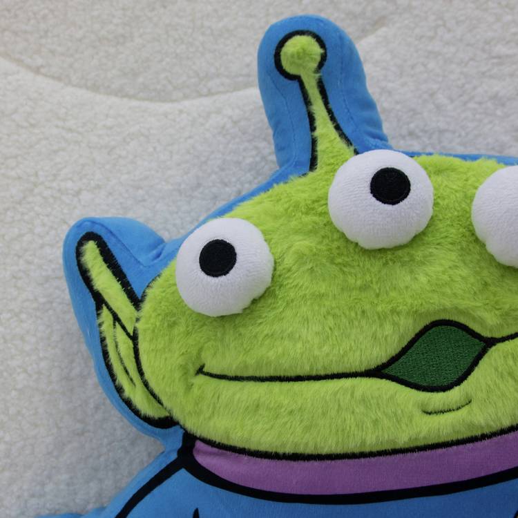 Toy Story Alien shaped cushion 43x37cm, imported from the UK
