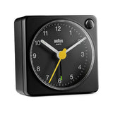 Braun analogue travel alarm clock black (British brand)