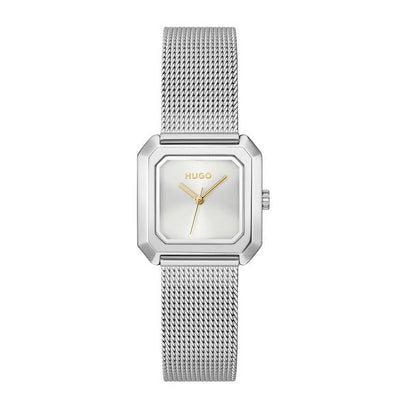 Argos Hugo HAZEL Stainless Steel Silver Mesh Strap Watch- Buy online at McGrocer