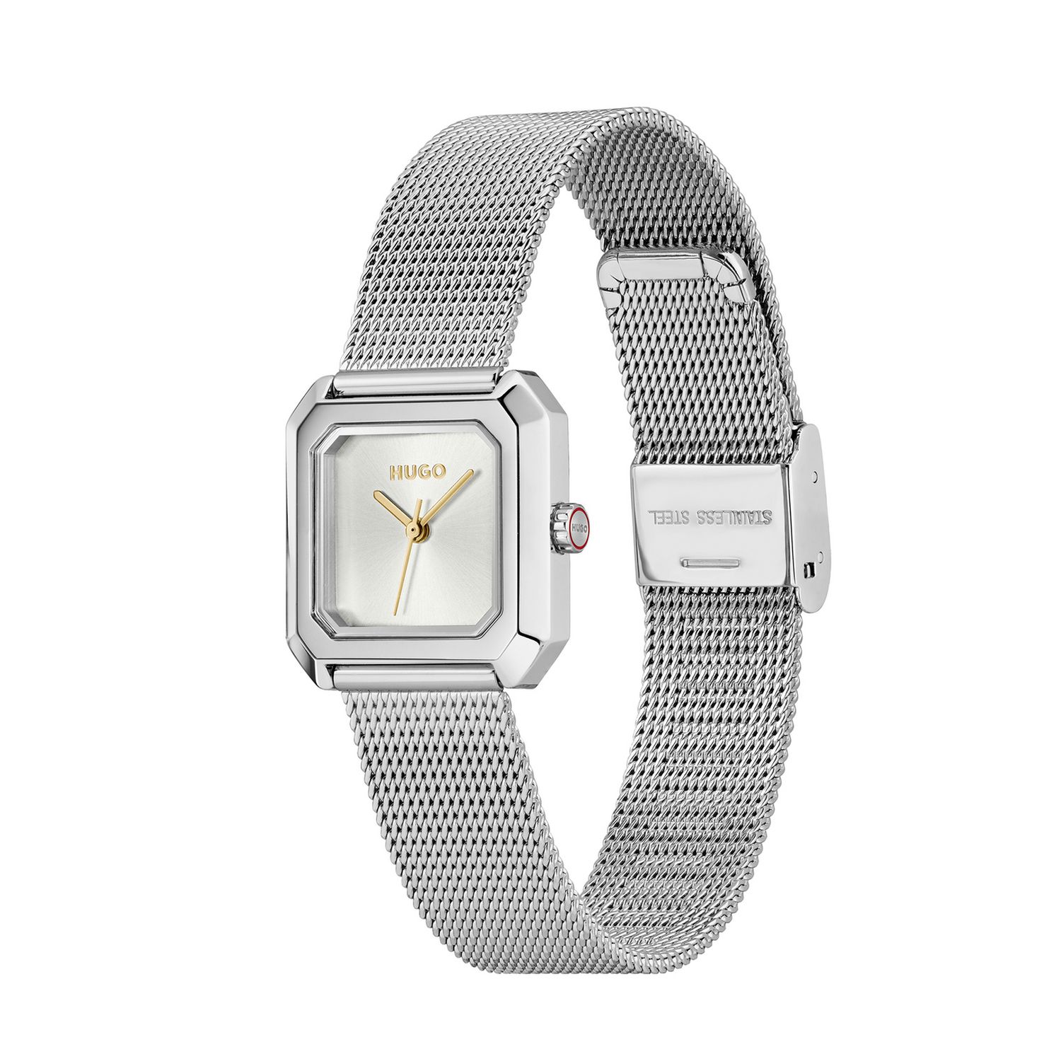 HUGO stainless steel mesh watch 24mm, UK version