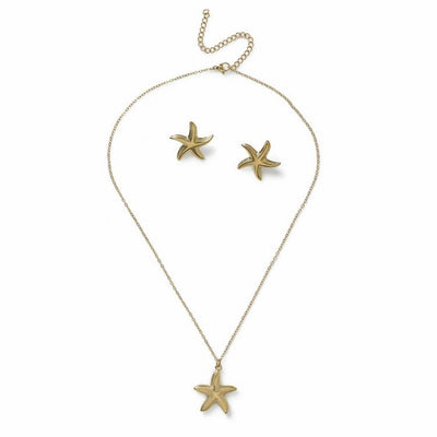 Argos Liars & Lovers Starfish Pendant Necklace & Earrings Jewellery Gift Set- Buy online at McGrocer