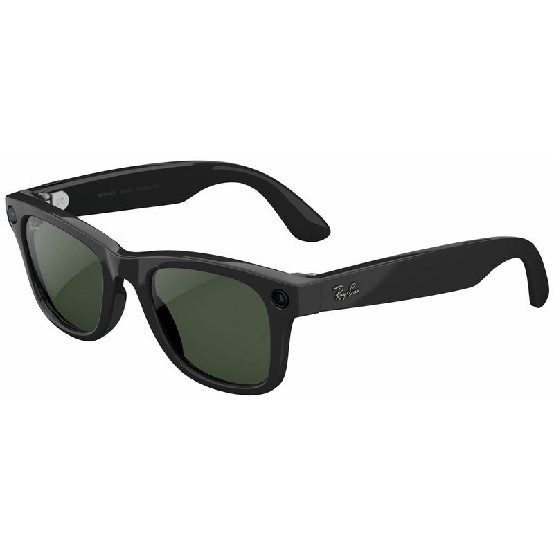 Ray-Ban Meta Wayfarer Gen 2 glasses black transitions green (British brand)