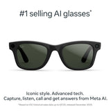 Ray-Ban Meta Wayfarer Gen 2 glasses black transitions green (British brand)