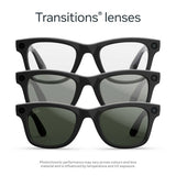Ray-Ban Meta Wayfarer Gen 2 glasses black transitions green (British brand)