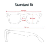 Ray-Ban Meta Wayfarer Gen 2 smart glasses shiny transparent grey, UK version