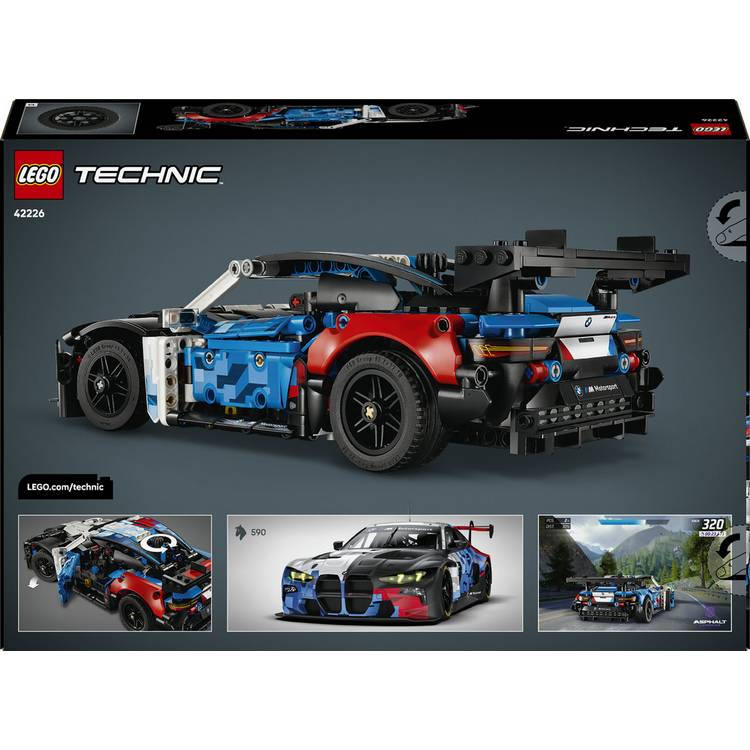 LEGO Technic BMW M4 GT3 EVO building kit, imported from the UK