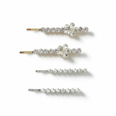 Argos Fltizy Crystal Hair Slides Pack of 4 Hair Accessories- Buy online at McGrocer