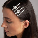 Fltizy crystal hair slides pack of 4, UK version