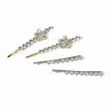 Fltizy crystal hair slides pack of 4, UK version