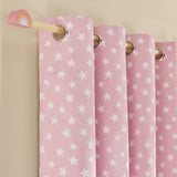 Argos Home Kids Blackout Star Eyelet Curtains - Pink - 168x183cm
