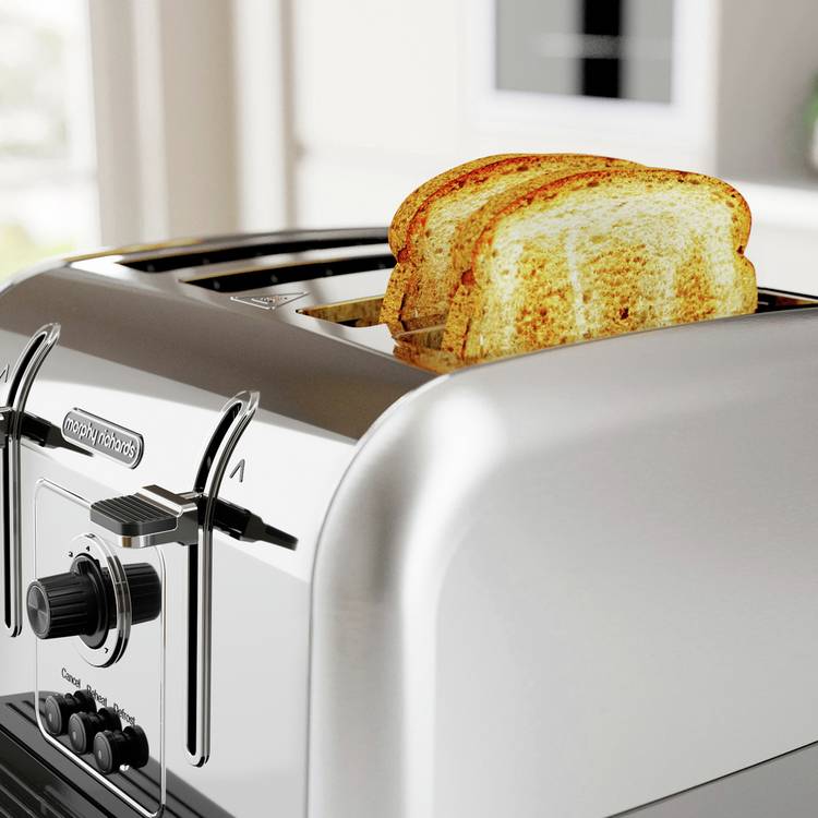 Morphy Richards Venture 4 slice toaster grey - British product