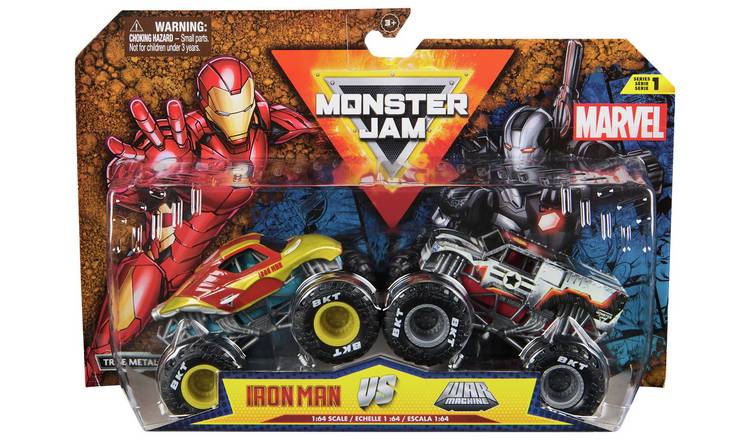 Monster Jam 1:64 Die Cast Marvel Monster Trucks - Pack of 2 GOODS Argos