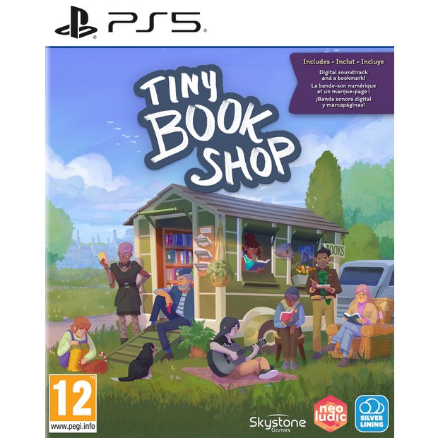 Tiny Bookshop PS5 game disc, UK version