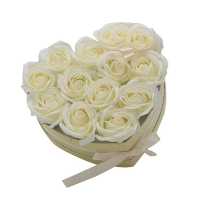 Superdrug Merci Boutique Soap Bouquet Cream Roses Heart Soap Flowers- Buy online at McGrocer