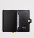 Secrid leather diamond-embossed miniwallet card holder UK version