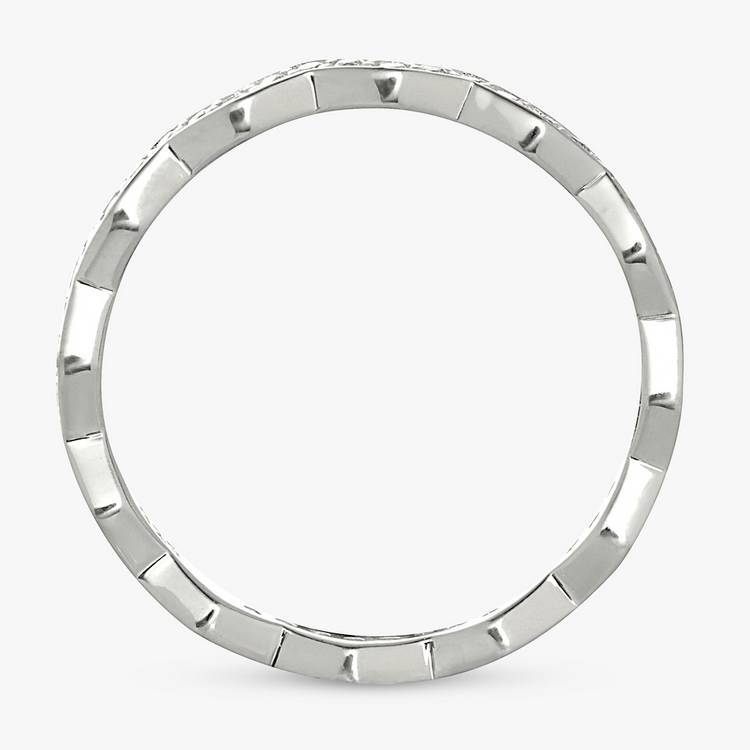 Revere sterling silver zig zag ring medium, UK version