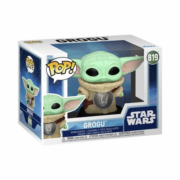 Funko POP! Grogu vinyl bobblehead figure 3.6 inches, UK version