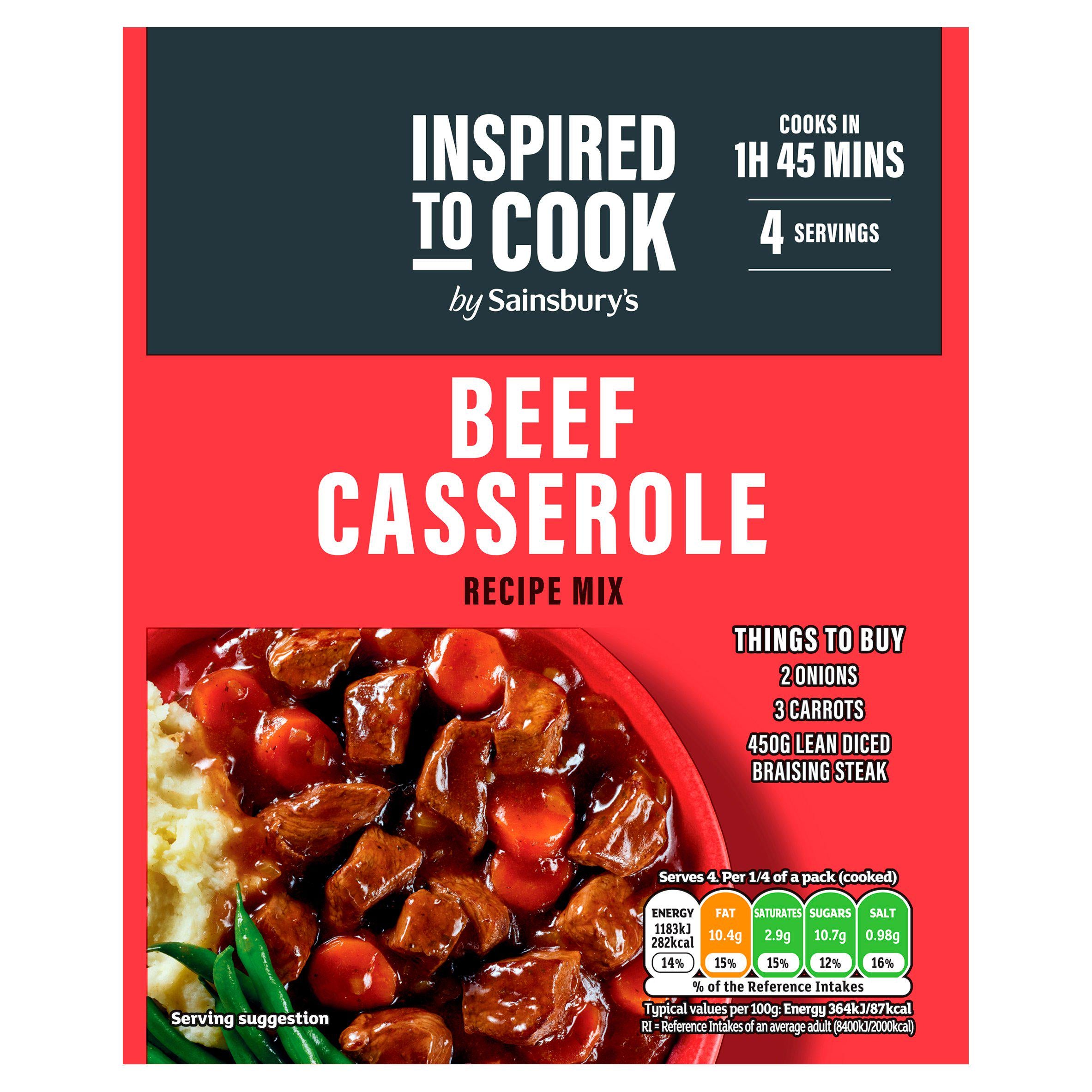 Sainsbury's Beef Casserole Recipe Mix, Inspired to Cook 40g GOODS Sainsburys   