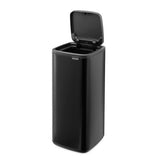 Brabantia Bo Touch Bin in Matt Black, 30 Litre - British product